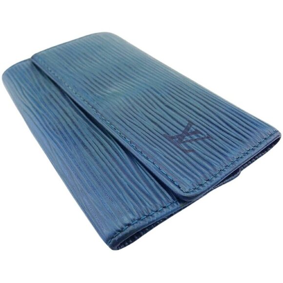 LOUIS VUITTON key case Epo Blue USED - Picture 5 of 12